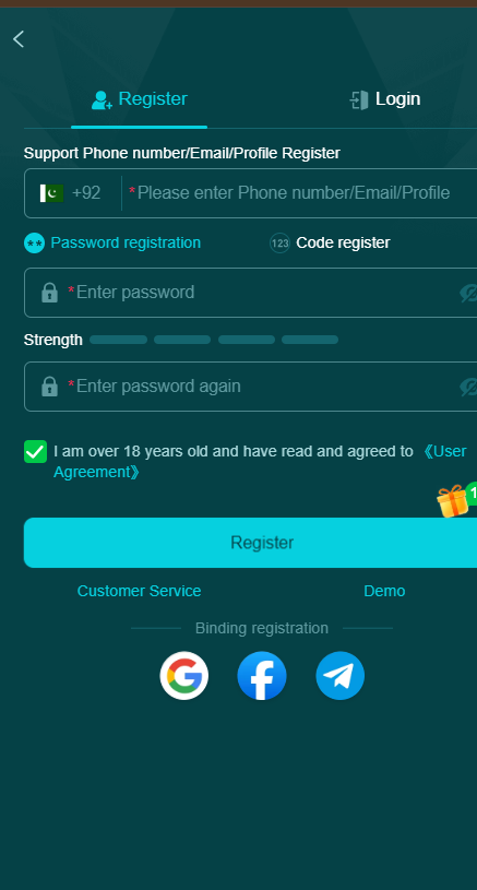 HH98 Game Register image